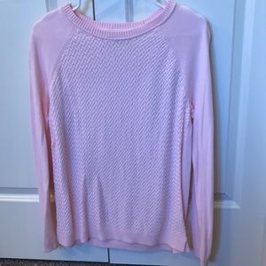 Weave Pink Sweater